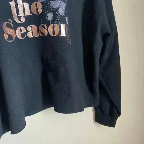 BP Fizz The Season Graphic Sweatshirt Black - Picture 4 of 8